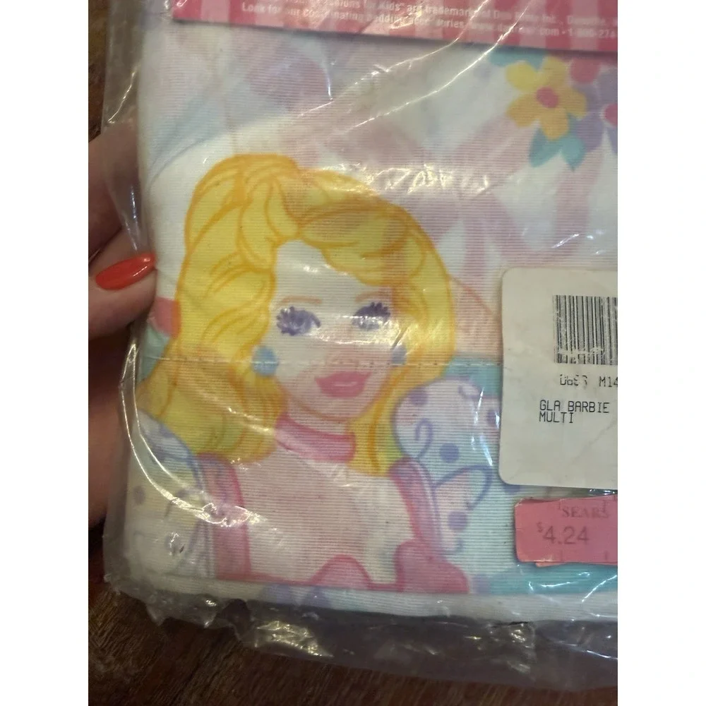 Vintage New Barbie Valance Curtain Made In USA Sealed Unopened 84 X 15 In